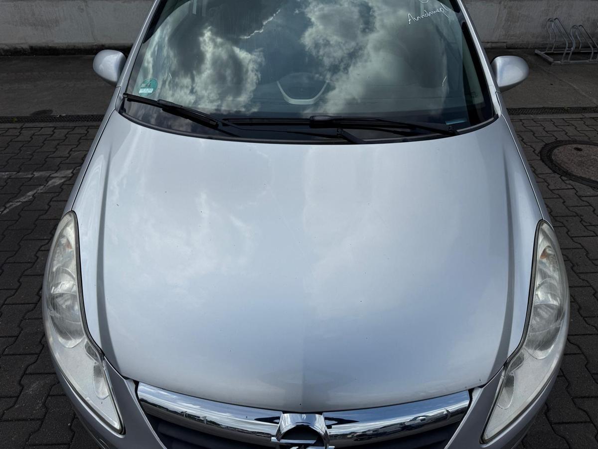 Opel Corsa D original Motorhaube Z157 Starsilber BJ08